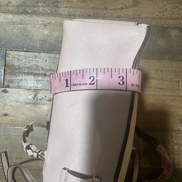 Cate Riley -  Leather Crossbody Bag in Blush - Picture 10 of 14